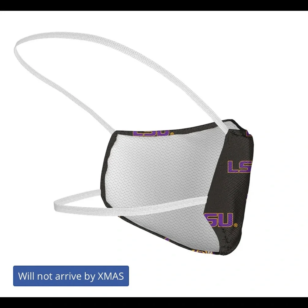 LSU set of three facemasks brand new Tigers ncaa fanatics